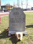 Here lies public education